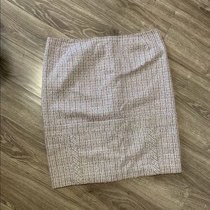 Jil Sander mini skirt tweed preppy chic couture mini